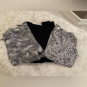 Athleta Gray and Black Sweatshirts & Hoodies